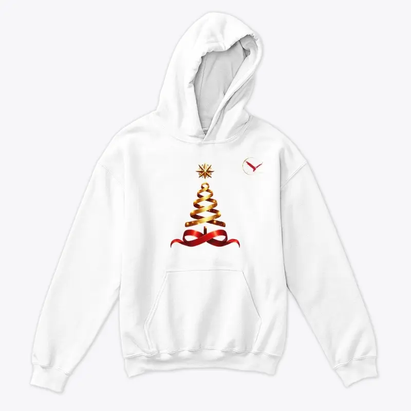 Christmas tree Kids Pullover Hoodie