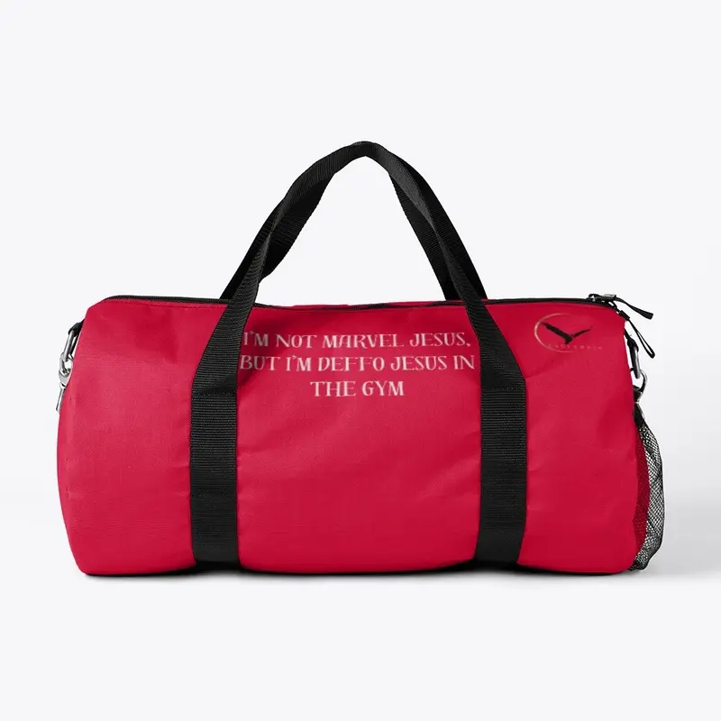 Duffle red bag: Gym Jesus